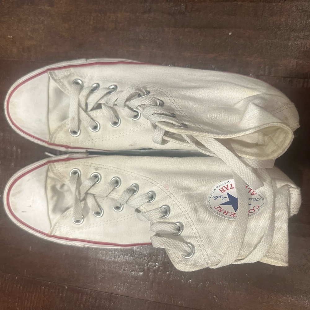 Converse Off-White Canvas Sneakers